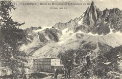 REPRO Chamonix Hotel du Montanvert et Aiguilles du Dru 