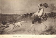 CPA Musee de Dijon Lepoitevin Le Valet de Chiens 