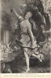 CPA Musee de Tours I et L Portrait de Mme Prevost danseuse d'Opera 1723 par Raoux Jean 