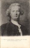 CPA Musee de Tours Peinture Perroncau Portrait presume de l'auteur 