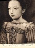 CPA Musee Conde Chantilly Portrait de Marguerite de France enfant Clouet 
