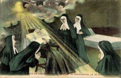 CPA La Vie de Bernadette la mort de Bernadette le 16 Avril 1897 