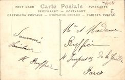 CPA En Bretagne la mer furieuse effets de vagues par gros temps 