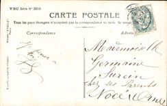 CPA Nos coeurs inseparables battent a l'unisson Femme