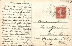 CPA Un bon baiser Enfant