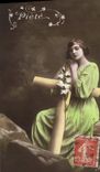 CPA Piete Femme