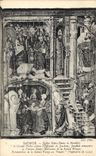CPA Saumur Eglise Notre Dame de Nantilly presentation de la Sainte Vierge au Temple Tapisserie de 15