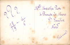 CPA Joyeuses Paques Femme