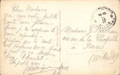 CPA Dessert pour Poilus Femme