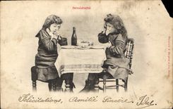 CPA Benedicite Enfants