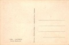 CPA Cauterets Source Mauhourat 