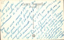 CPA Lourdes Vallee d'Argeles prise du Pic du Jer 