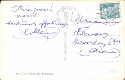 CPA Souvenir de Lourdes 