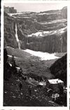 CPA Gavarnie Hautes Pyrenees fond du Cirque la grande cascade et Hotel du Cirque 