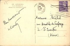 CPA Lourdes Vue generale prise du Chateau Fort 