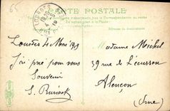 CPA Lourdes la Basilique vue plongeante 