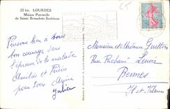 CPA Lourdes Maison Paternelle de Sainte Bernadette Soubirous 