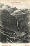 CPA Les Hautes Pyrenees Gavarnie Fond du Cirque grande Cascade et Tours du Marbole 