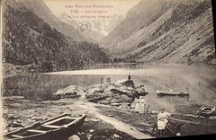 CPA Les Hautes Pyreenes Cauterets le lac de Gaube 