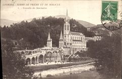 CPA Lourdes Terre de Priere et de Miracle Ensemble des Sanctuaires 