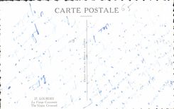 CPA Lourdes La Vierge Couronnee 