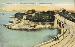 CPA Marseille La Corniche Pont de la Fausse Monnaie 