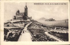 CPA Marseille N D de la Garde et les Iles 