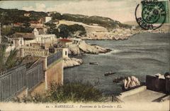 CPA Marseille Panorama de la Corniche 