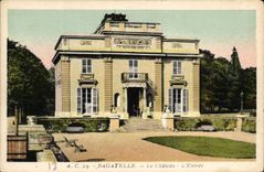 CPA Bagatelle Le Chateau L'Entree 