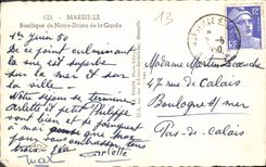 CPA Marseille Basilique de Notre Dame de la Garde 