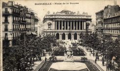 CPA Marseille Place de la Bourse 