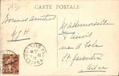 CPA Marseille Place Castellane et la Fontaine Cantini