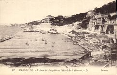 CPA Marseille l'Anse du Prophete et l'Hotel de la Reserve 
