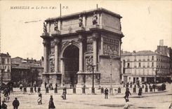 CPA Marseille la Porte d'Aix 