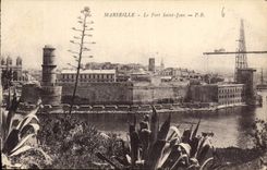 CPA Marseille Le Fort Saint Jean 