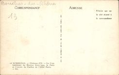 CPA Marseille Chateau d'If la cour interieure du Donjon historique le Puits et l'entree du Cachot de