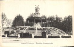 CPA Aix en Provence Fontaine Monumentale 