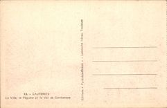 CPA Cauterets La Ville le Peguere et le Val de Cambasque 