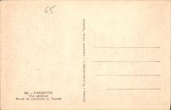 CPA Pierrefitte Vue generale Route de Cauterets et Tunnel 