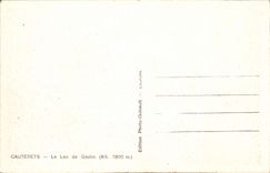 CPA Cauterets Le Lac de Gaube 