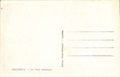 CPA Cauterets Le Pont d'Espagne 