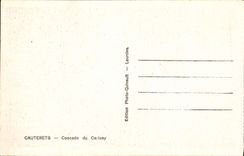 CPA Cauterets Cascade du Cerisey 