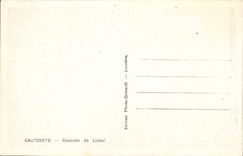 CPA Cauterets Cascade de Lutour 