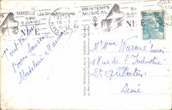 CPA Marseille Le Palais Longchamp 
