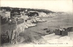CPA Marseille Panorama de la Corniche 