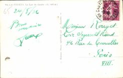 CPA Cauterets le Lac de Gaube 