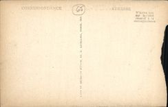 CPA Chemin du Port de Gavarnie vue sur le Marbore 