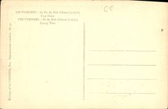 CPA Les Pyrenees le Pic du Midi d'Ossau Face Ouest 