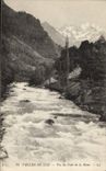 CPA Vallee de Luz vue du Pont de la Reine 