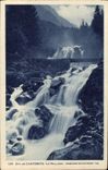 CPA Env de Cauterets la Raillere Cascade du Lutour 